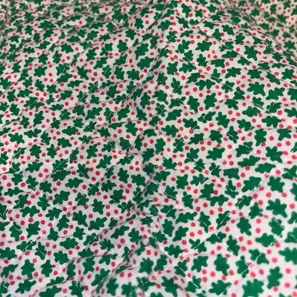 Vintage Baby 24 Month Pants Christmas 90s Quilted Pattern Polyester Cotton Blend - Picture 4 of 5